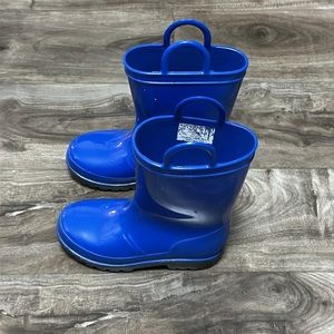 Intrigue Blue Casual Kids Activewear Rain Boots Toddler Boys size 10